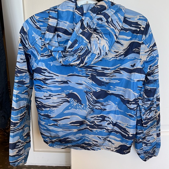 moncler kids blue camo windbreaker jacket sz 12 152cm - Picture 5 of 9